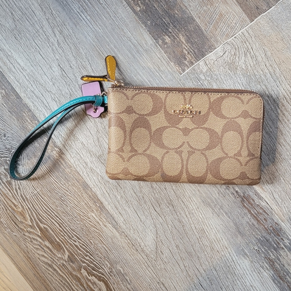 Coach Multi Color Wristlet